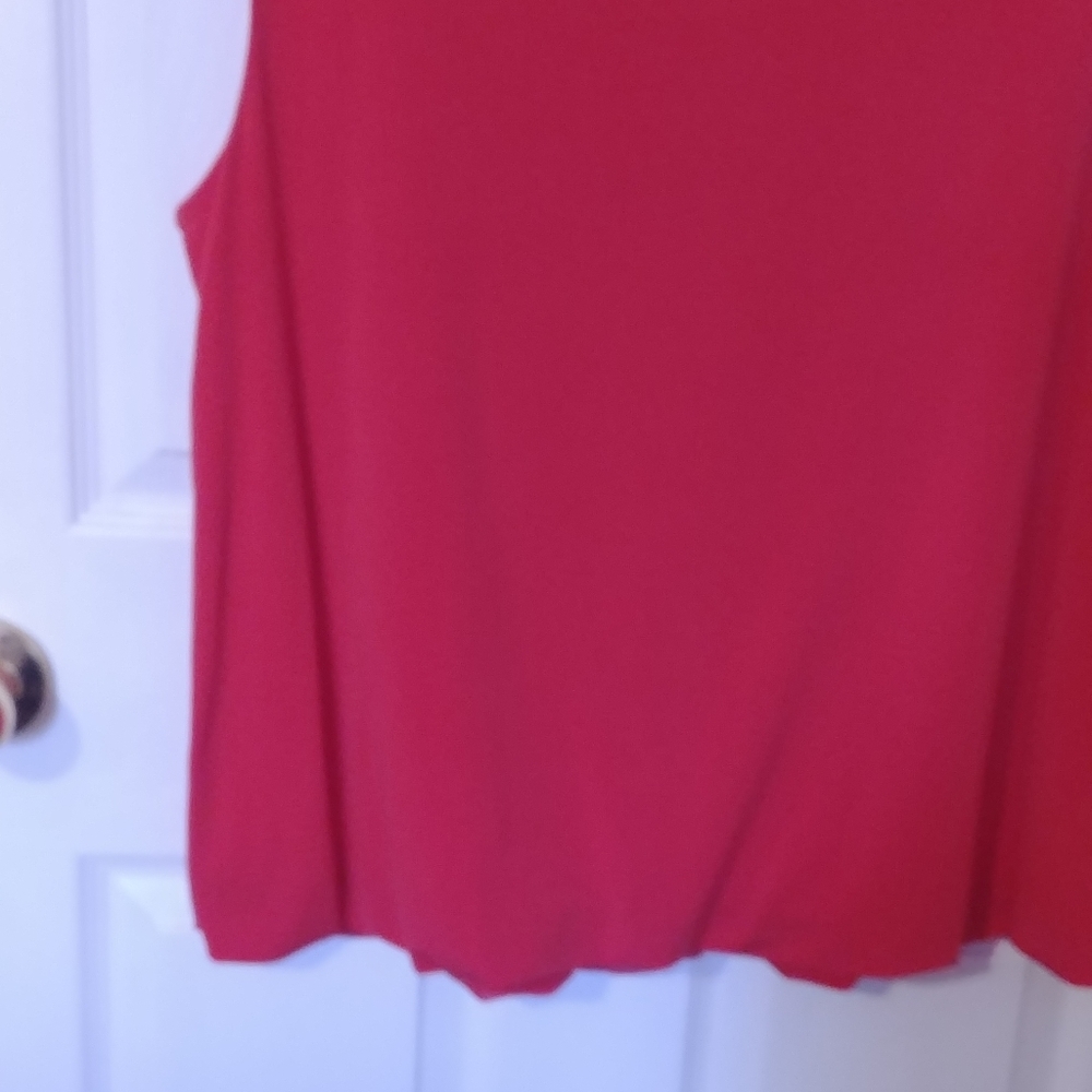 Red blouse extra large